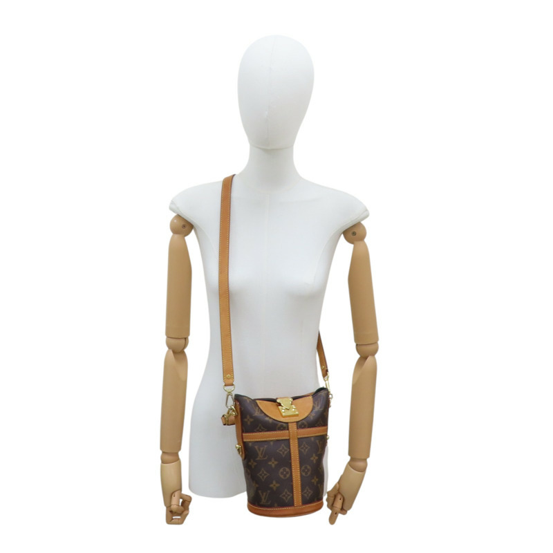 棕色 原花帆布 DUFFLE 兩用包 M43587 【LOUIS VUITTON LV 路易威登】 M43587-11