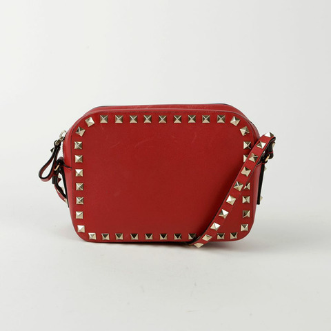 VALENTINO Rockstud 相機肩斜背包