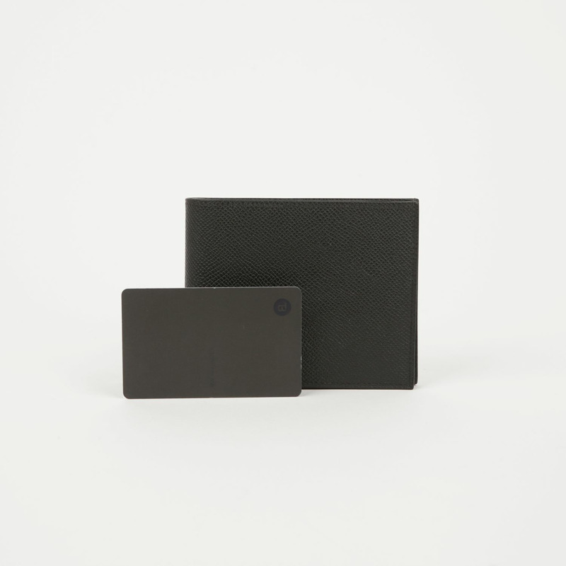 HERMES 西鐵城斜紋雙折錢包-6
