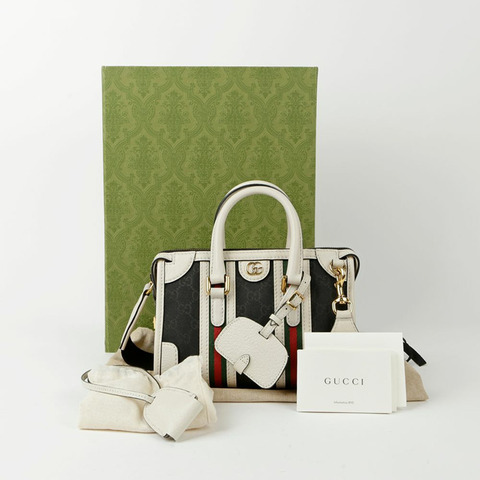 GUCCI Ophidia Web 迷你手提單肩包