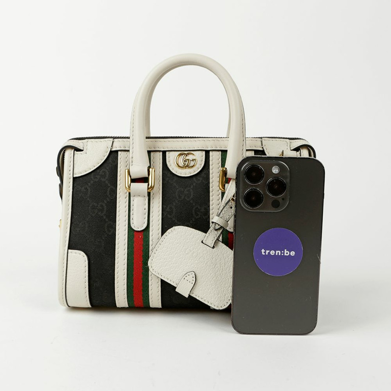 【包稅】GUCCI Ophidia Web 迷你手提單肩包-11