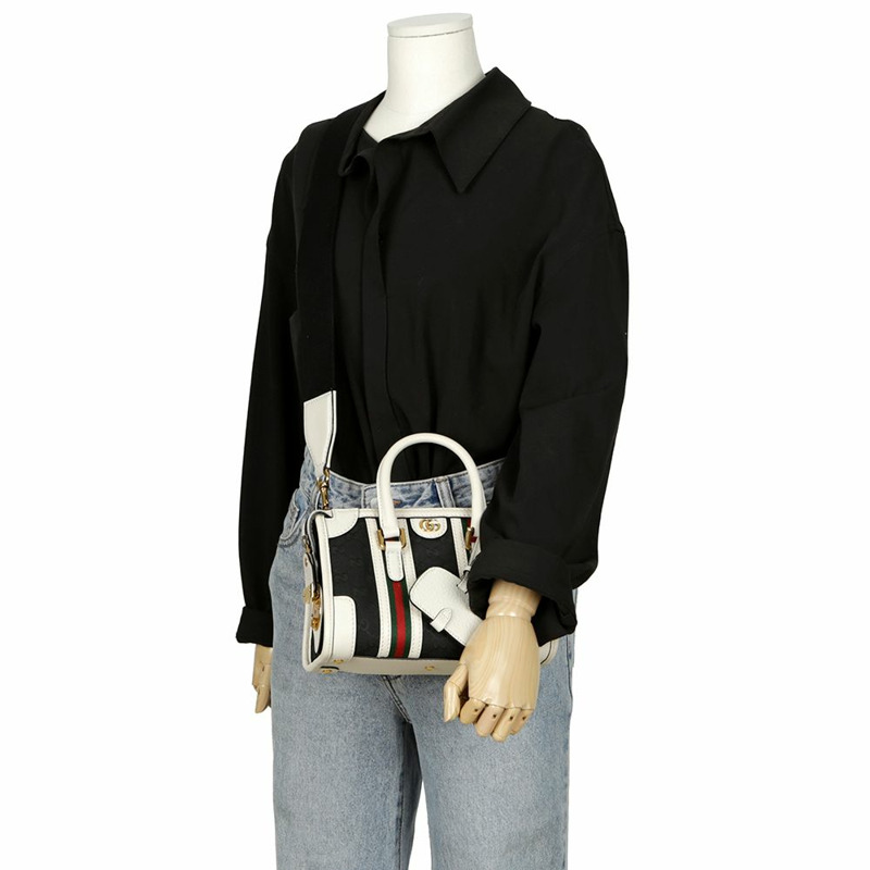 【包稅】GUCCI Ophidia Web 迷你手提單肩包-13