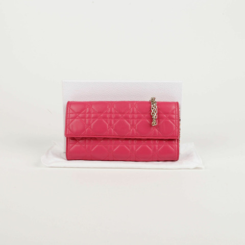 DIOR Cannage 鏈條錢包和斜背包