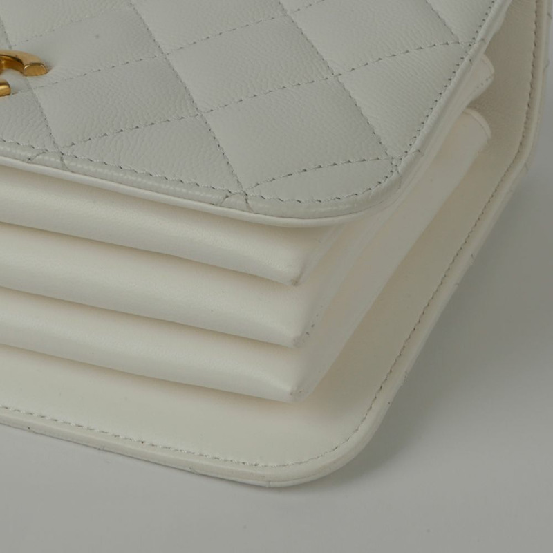 【包稅】CHANEL 魚子醬紋小號手提單肩包-8