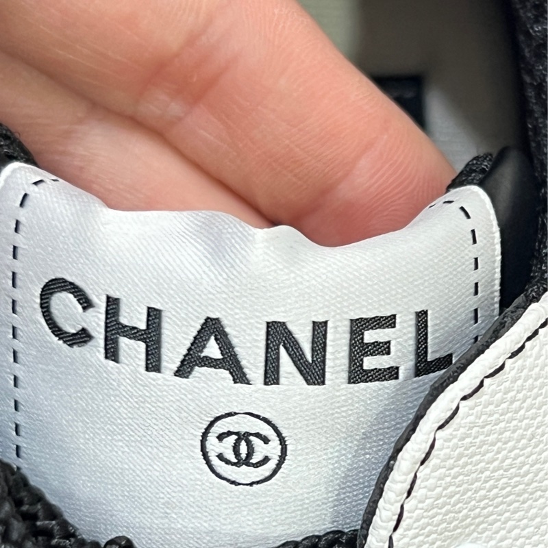 Chanel 運動鞋 漫畫款 防潑水材質 25C 建議24-24.5-7
