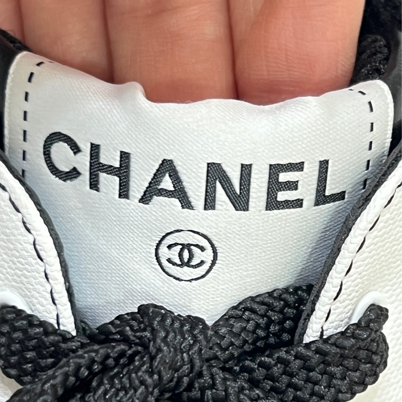 Chanel 運動鞋 漫畫款 防潑水材質 25C 建議24-24.5-8