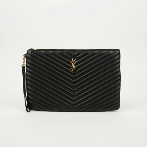 SAINT LAURENT Monogram 資料夾手拿包 440222