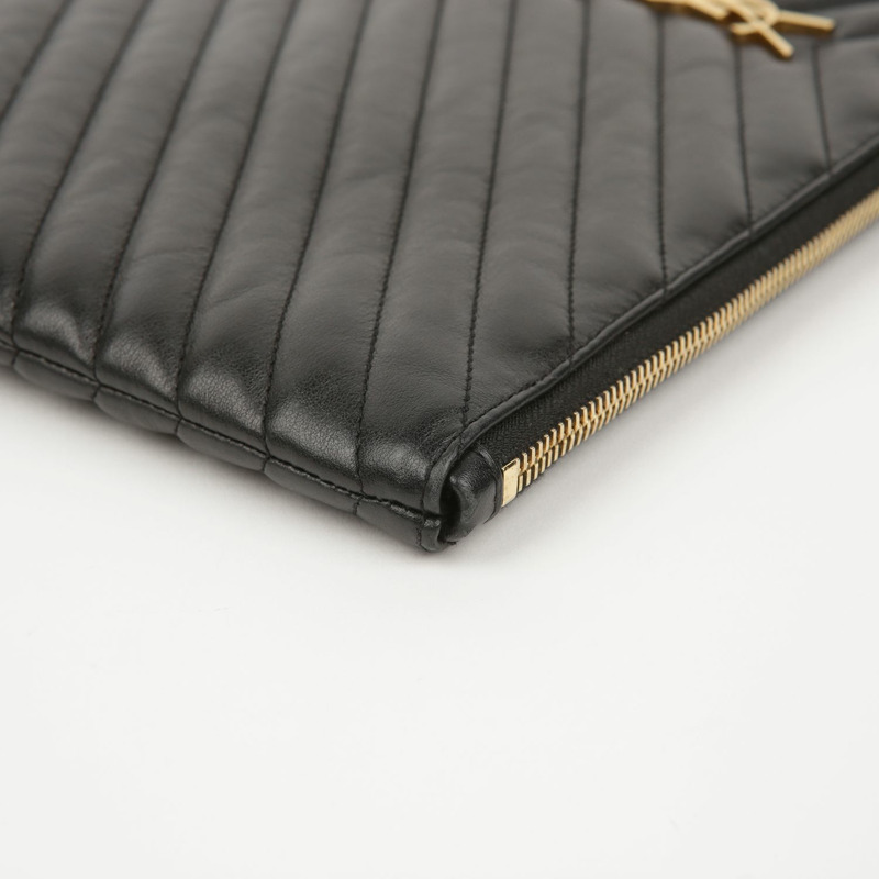 SAINT LAURENT Monogram 資料夾手拿包 440222-5