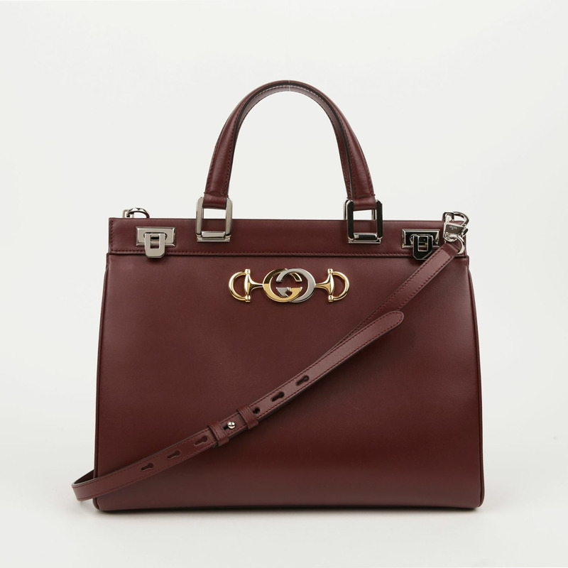 GUCCI Jumi 中型頂部提把托特包和單肩包-1