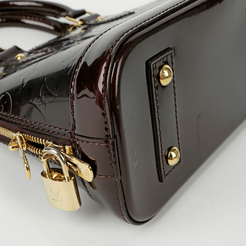 LOUIS VUITTON Vernis Alma BB 手提包與肩背包-7