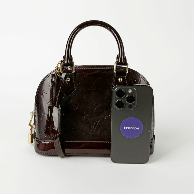 LOUIS VUITTON Vernis Alma BB 手提包與肩背包-9