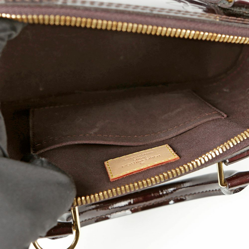 LOUIS VUITTON Vernis Alma BB 手提包與肩背包-10