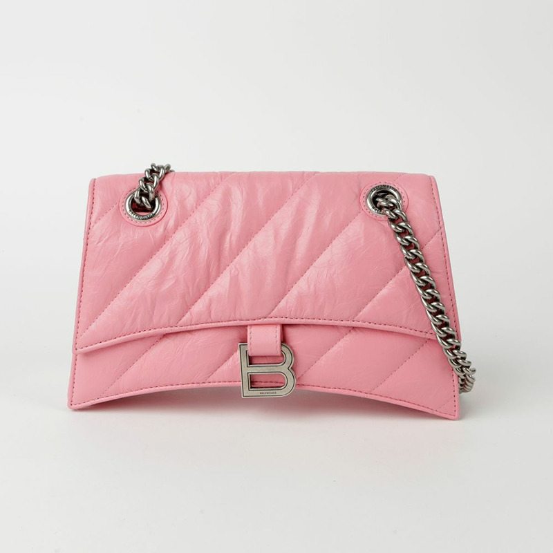 BALENCIAGA 絎縫壓花小號鏈條單肩斜背包-0