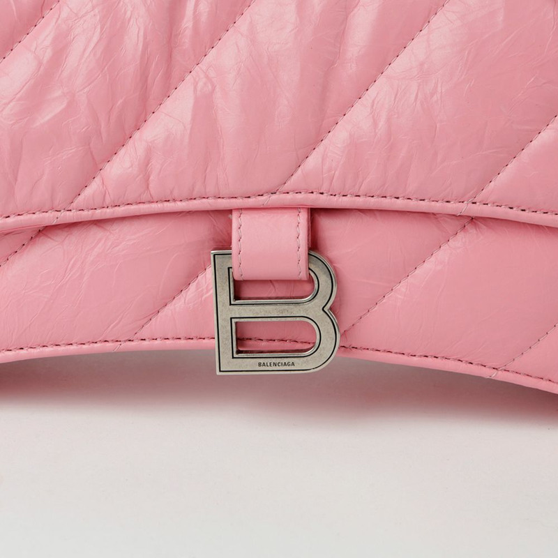 BALENCIAGA 絎縫壓花小號鏈條單肩斜背包-1