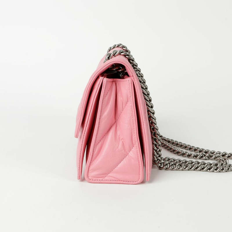 BALENCIAGA 絎縫壓花小號鏈條單肩斜背包-3