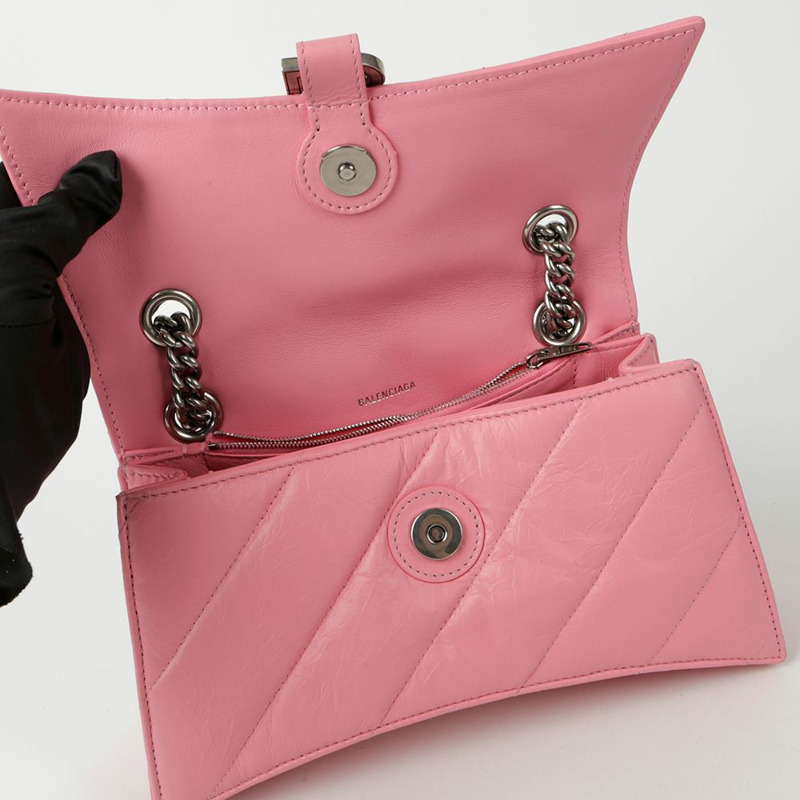 BALENCIAGA 絎縫壓花小號鏈條單肩斜背包-7