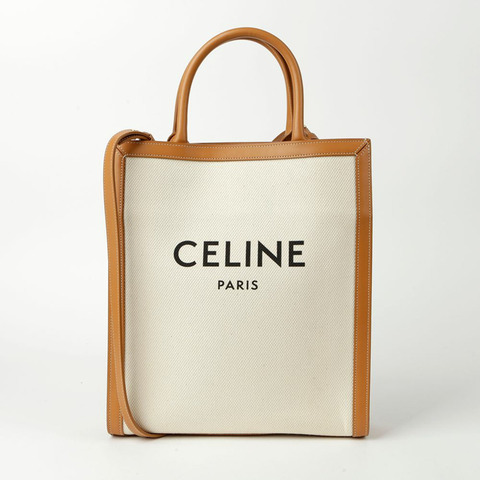 CELINE Cabas Vertical 小號托特包與斜背包 192082BNZ