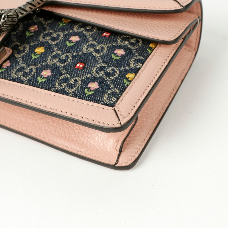GUCCI 花卉刺繡狄俄尼索斯小號單肩斜背包-6