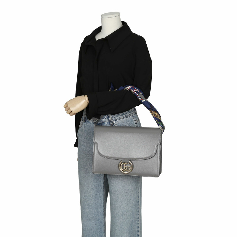 【包稅】GUCCI Torchon 圍巾肩背包-9