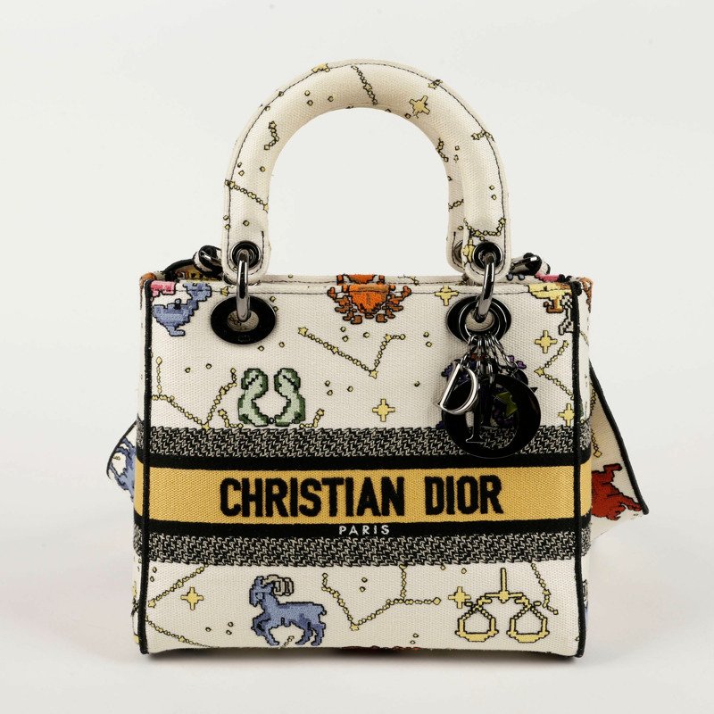 DIOR Lady Pixel Zodiac Di Light 手提包和單肩包-1