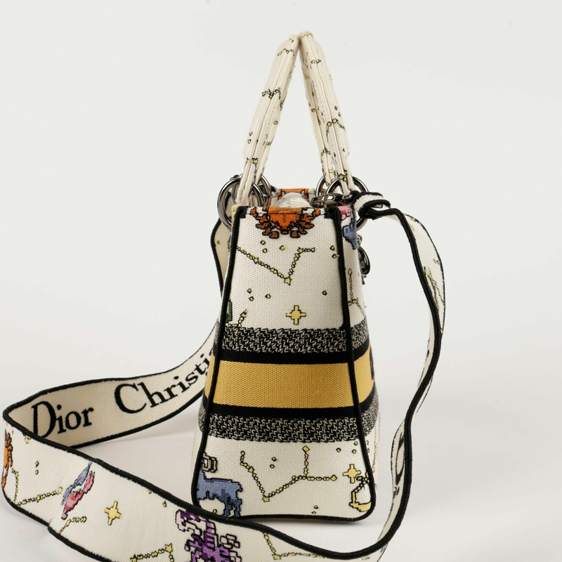 DIOR Lady Pixel Zodiac Di Light 手提包和單肩包-7