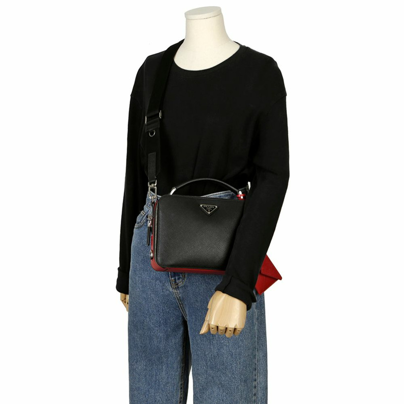 PRADA 兩個 VH069 Brick 多用途手提包和單肩包-14