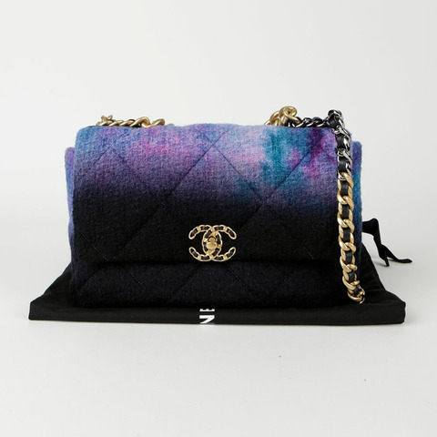 CHANEL 19號大號手提單肩包