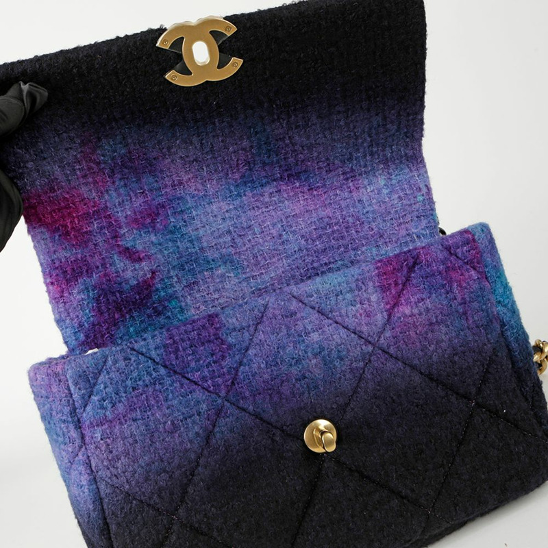 【包稅】CHANEL 19號大號手提單肩包-8