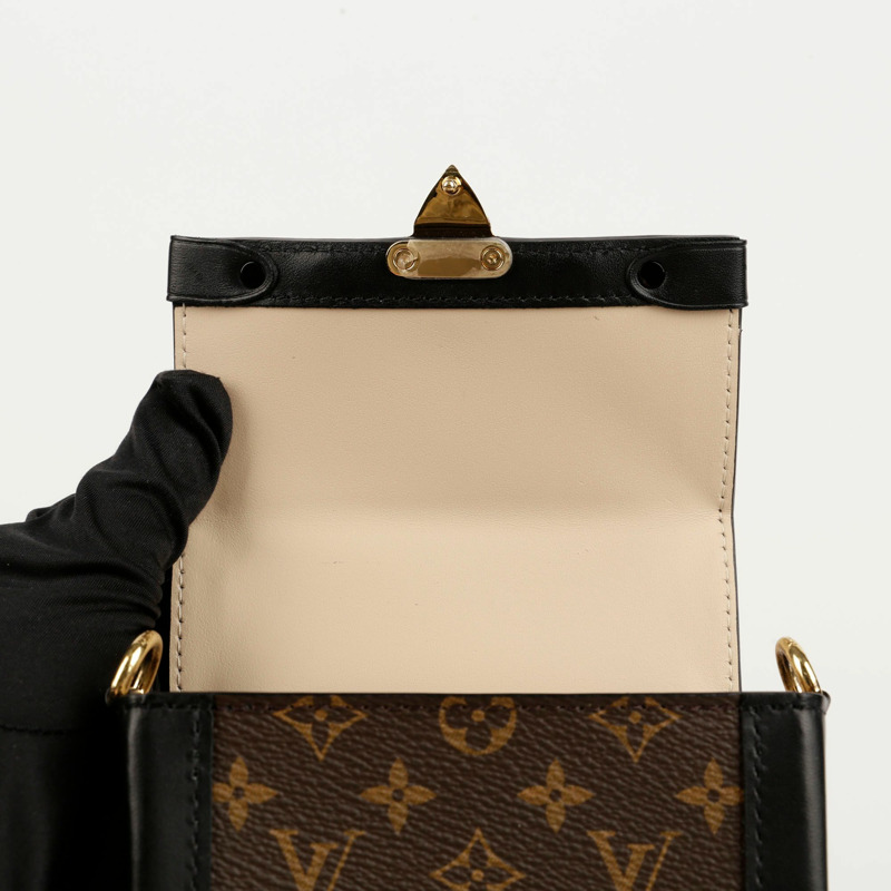 【包稅】LOUIS VUITTON Pochette Trunk 垂直單肩斜背包-12