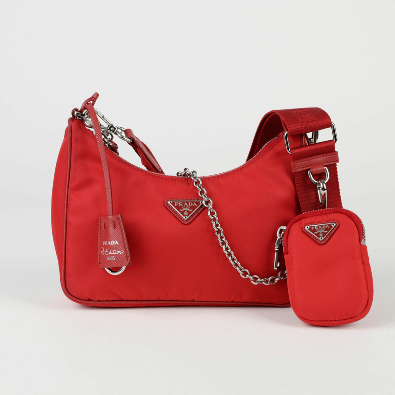 PRADA Reedition Hobo 肩背包與斜背包-0