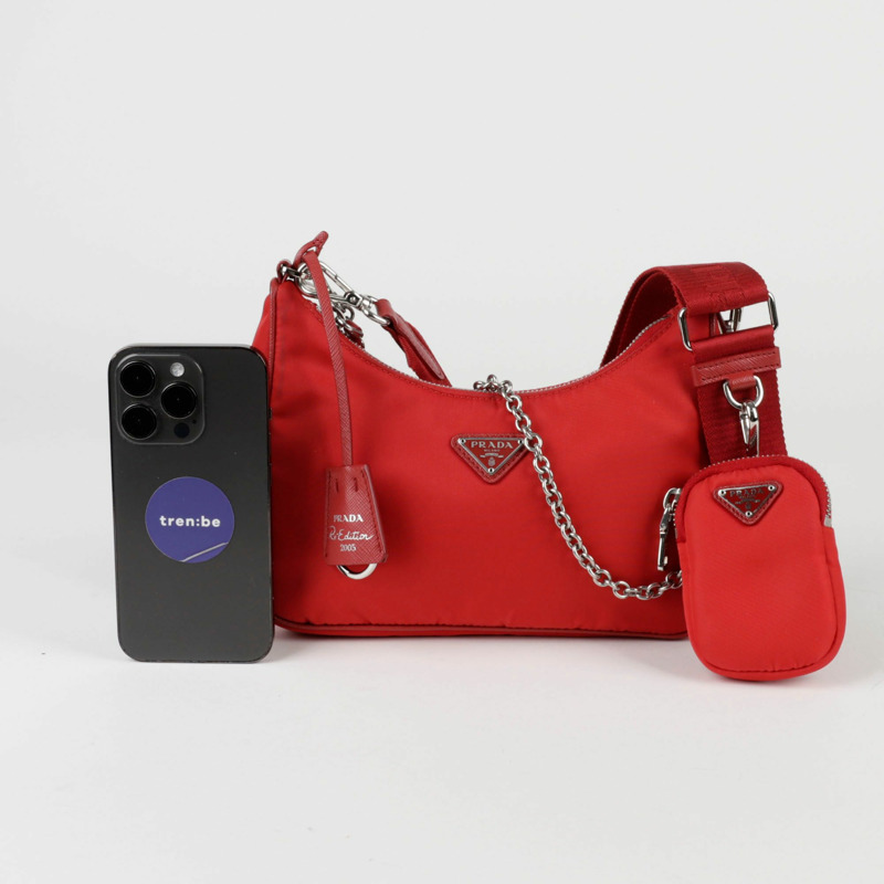 PRADA Reedition Hobo 肩背包與斜背包-13