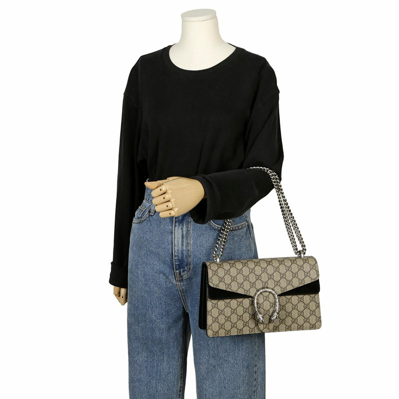 【包稅】GUCCI 狄俄尼索斯小號鏈條單肩包-10