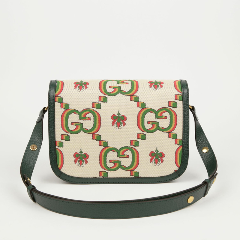 GUCCI Horsebit 1955 小號肩斜背包-2