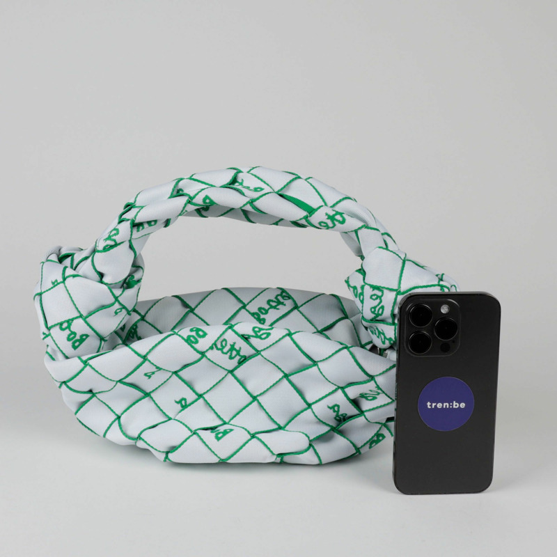 BOTTEGA VENETA Web Logo 雙便籤手提包-7