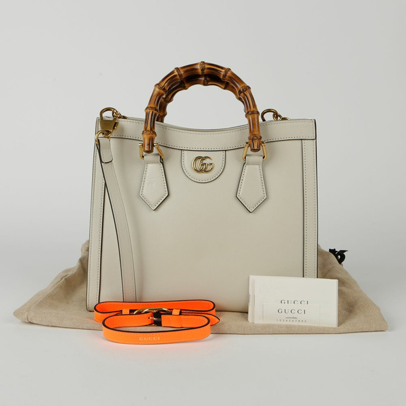 【包稅】GUCCI 戴安娜竹製小號手提單肩包-0