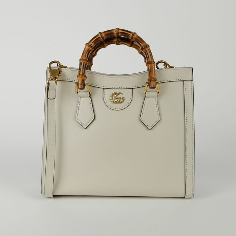 【包稅】GUCCI 戴安娜竹製小號手提單肩包-1