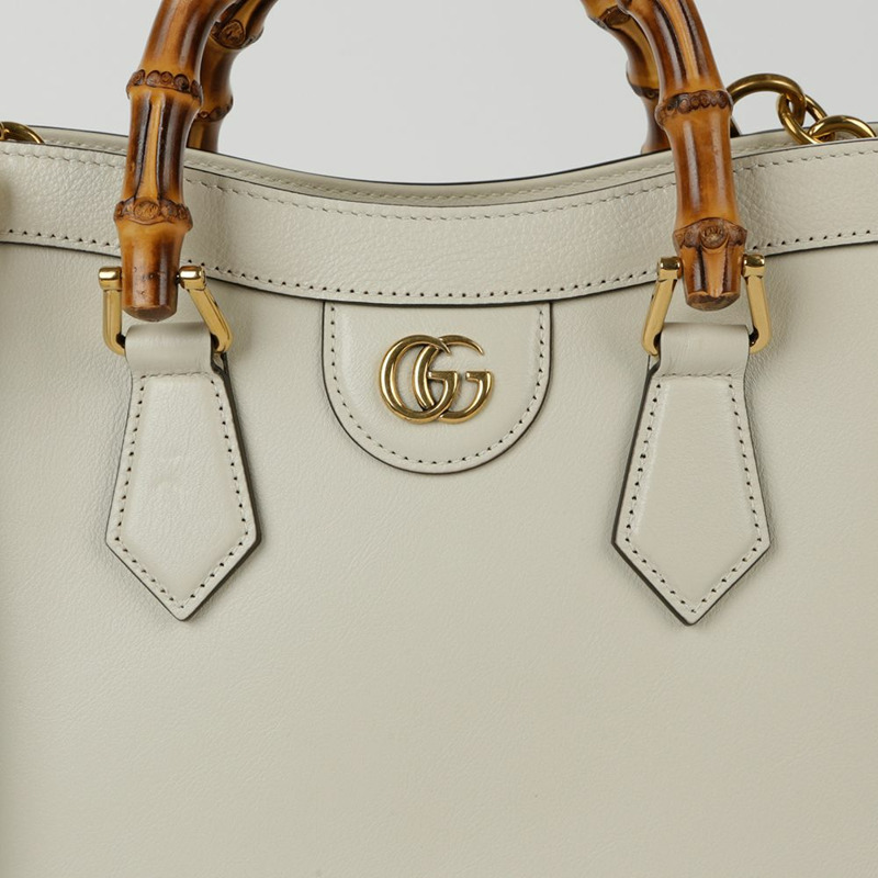 【包稅】GUCCI 戴安娜竹製小號手提單肩包-2
