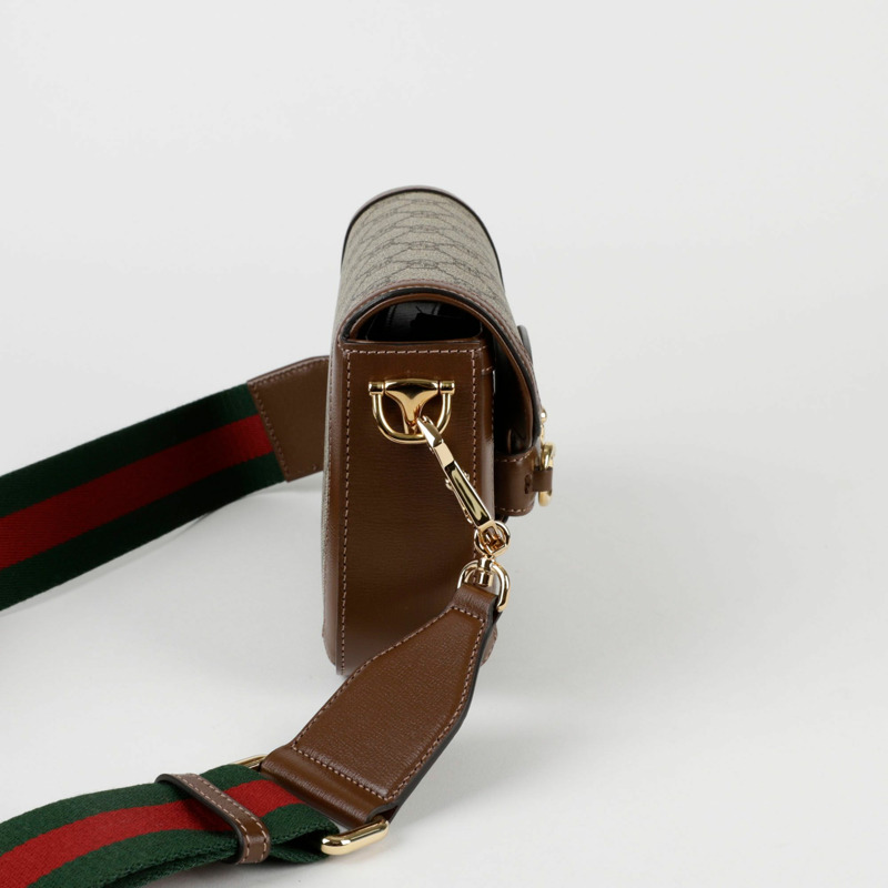 【包稅】GUCCI Horsebit 1955 迷你肩斜背包-4