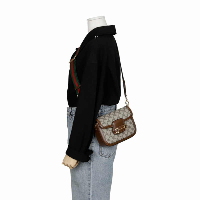 【包稅】GUCCI Horsebit 1955 迷你肩斜背包-8