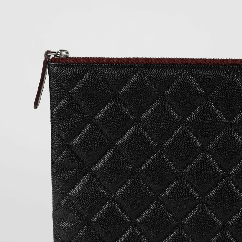 【包稅】CHANEL 魚子醬經典手拿包-4