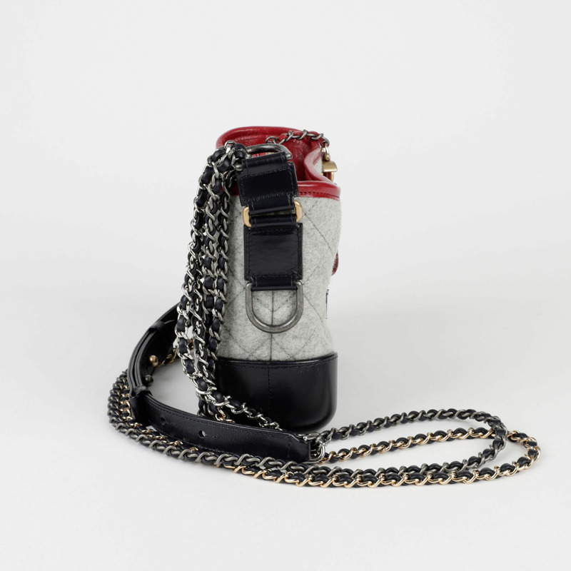 【包稅】CHANEL Gabrielle 小鏈條單肩斜背包-5