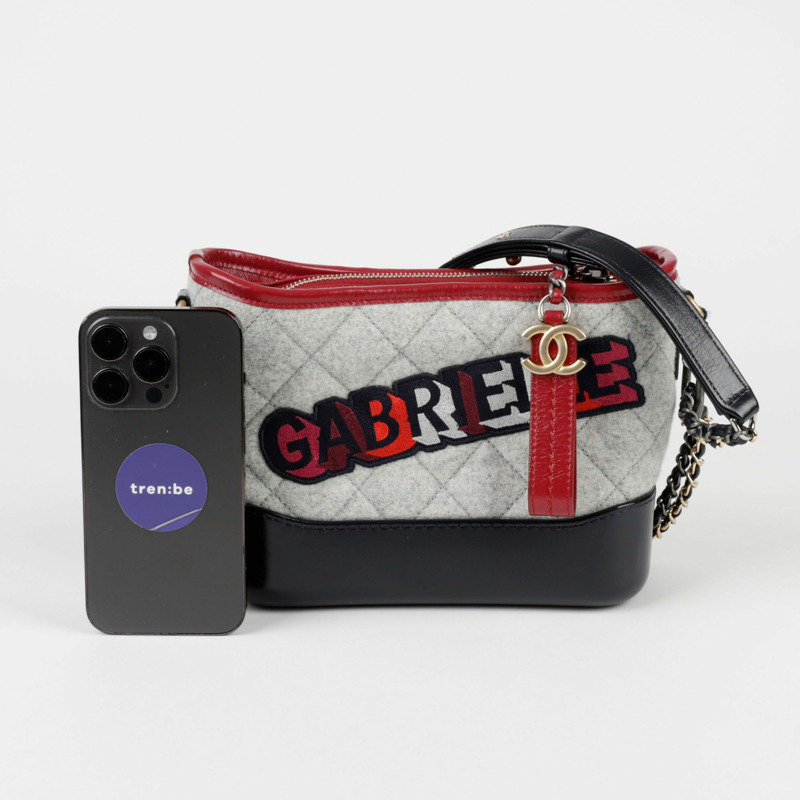 【包稅】CHANEL Gabrielle 小鏈條單肩斜背包-9