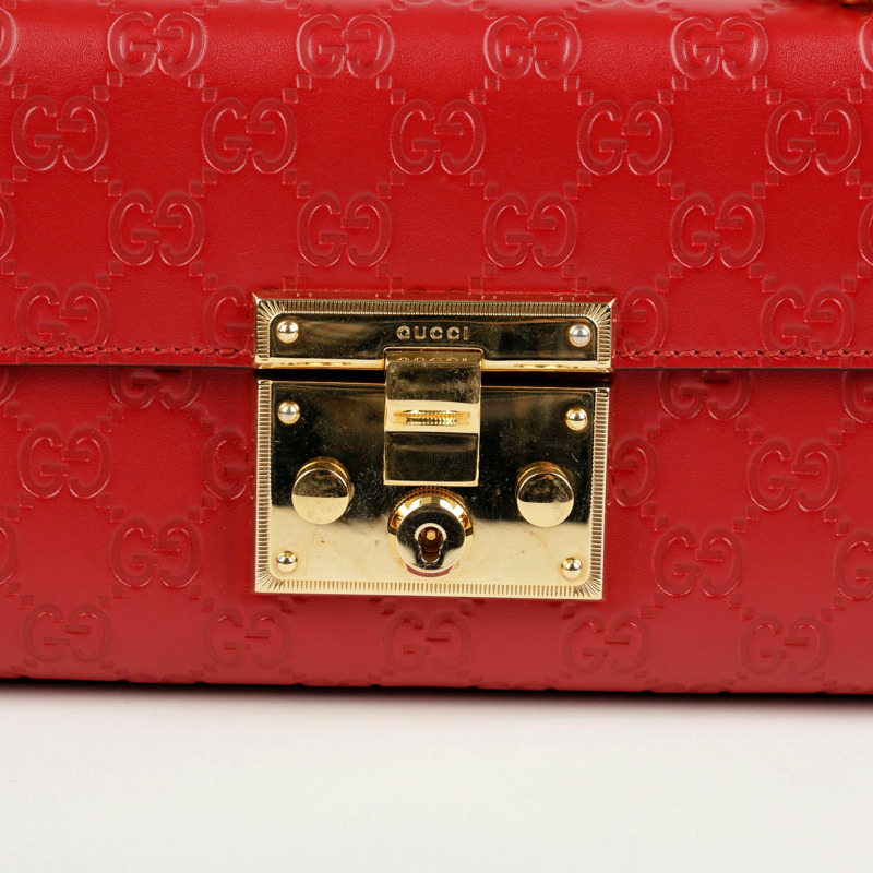 GUCCI 掛鎖小號鏈條單肩斜背包-2