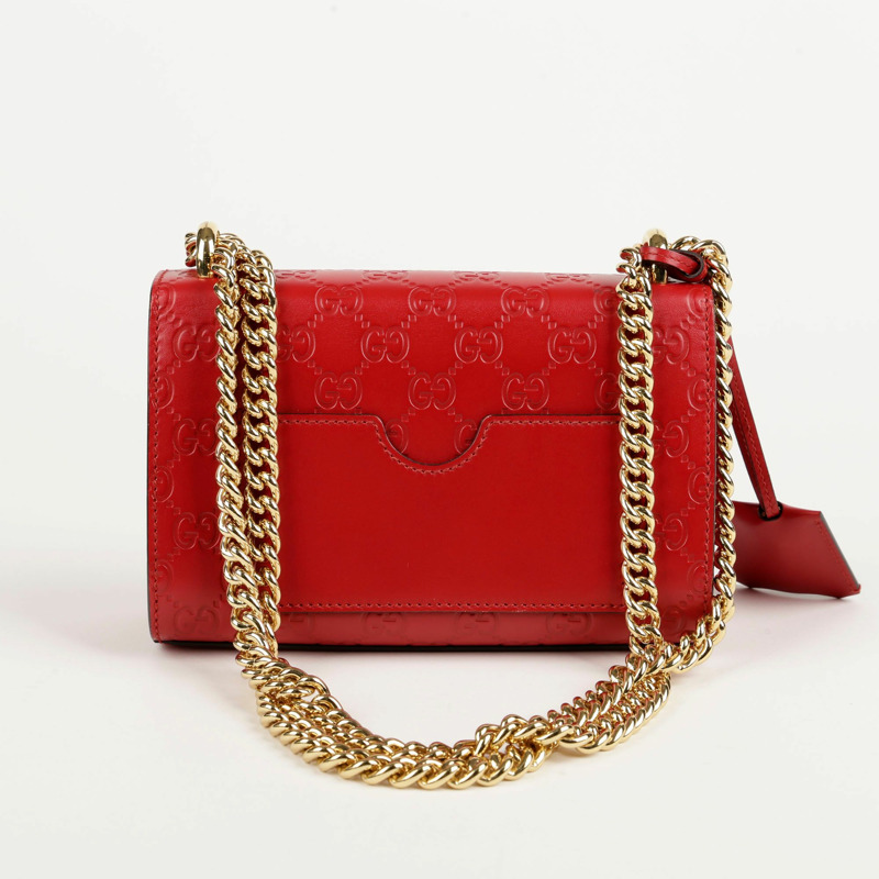 GUCCI 掛鎖小號鏈條單肩斜背包-6