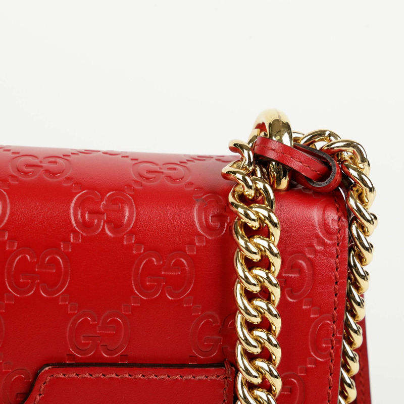 GUCCI 掛鎖小號鏈條單肩斜背包-7