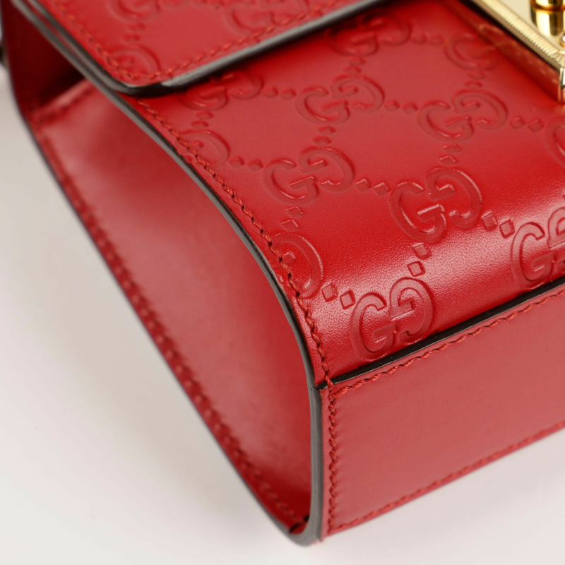 GUCCI 掛鎖小號鏈條單肩斜背包-12