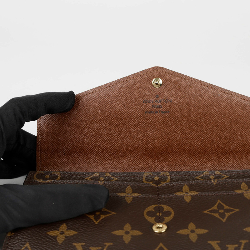LOUIS VUITTON Sarah Wallet 長版皮夾-6