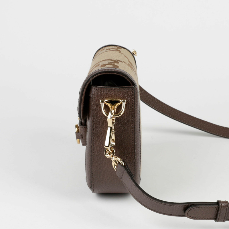 GUCCI GG Jumbo Horsebit 1955 迷你肩斜背包-2