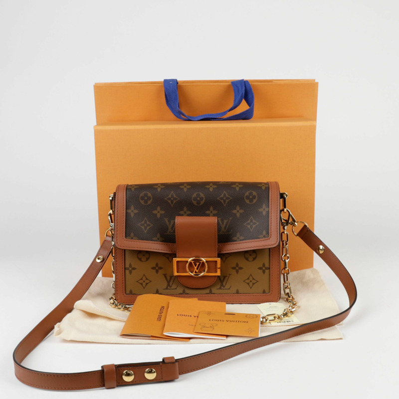 LOUIS VUITTON Dauphine MM 肩背包與斜背包-0