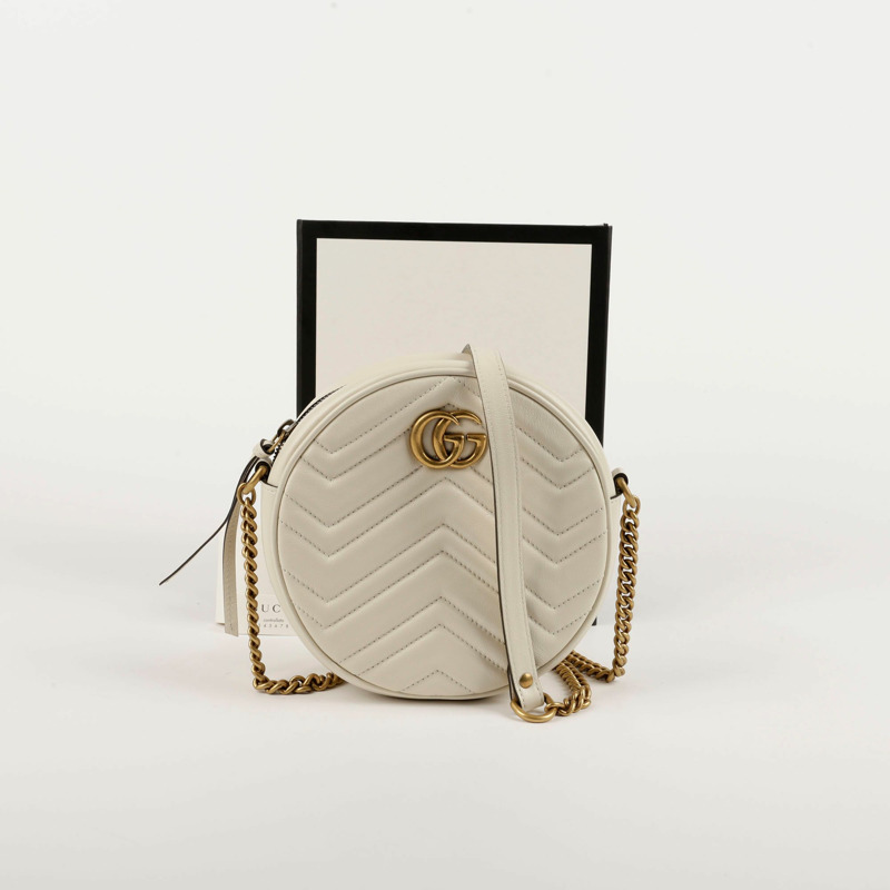 【包稅】GUCCI 550154 GG Marmont 迷你肩斜背包-0